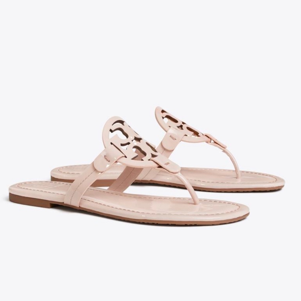 NEW Tory Burch Miller Leather Sandals - Picture 5 of 13